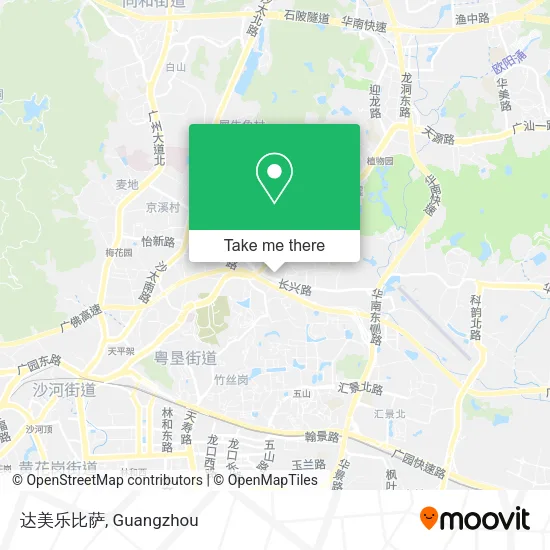 达美乐比萨 map