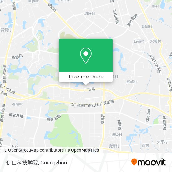 佛山科技学院 map