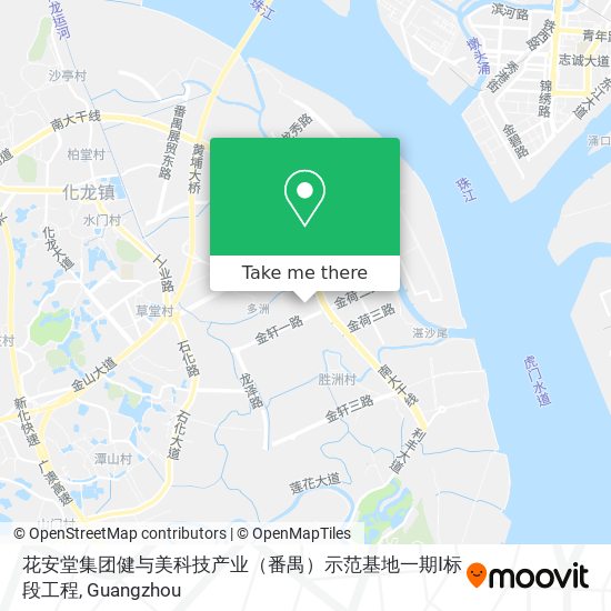 花安堂集团健与美科技产业（番禺）示范基地一期Ⅰ标段工程 map