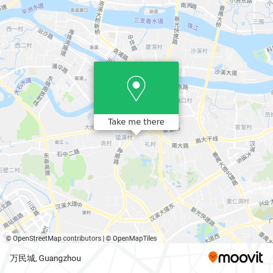万民城 map