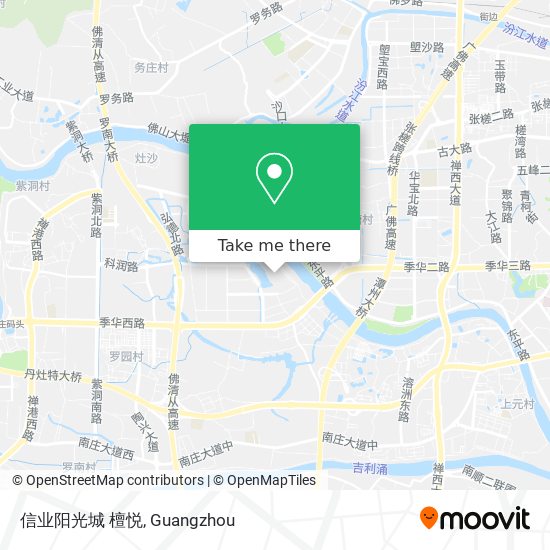 信业阳光城 檀悦 map