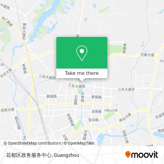 花都区政务服务中心 map