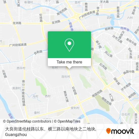大良街道伦桂路以东、横三路以南地块之二地块 map