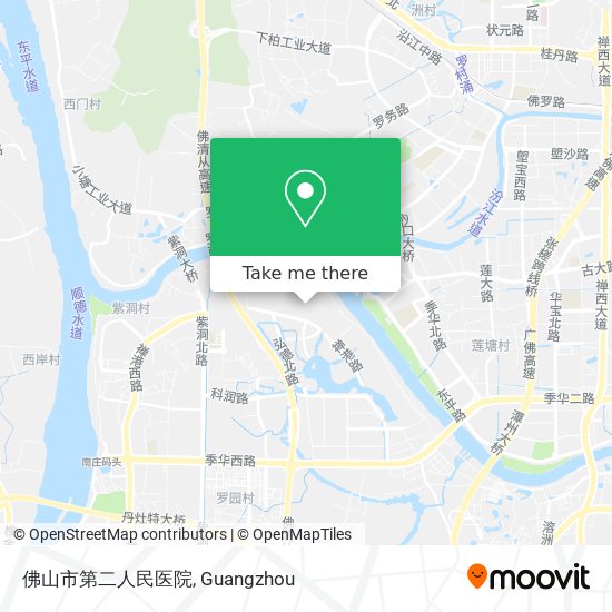 佛山市第二人民医院 map