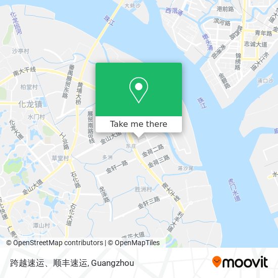 跨越速运、顺丰速运 map