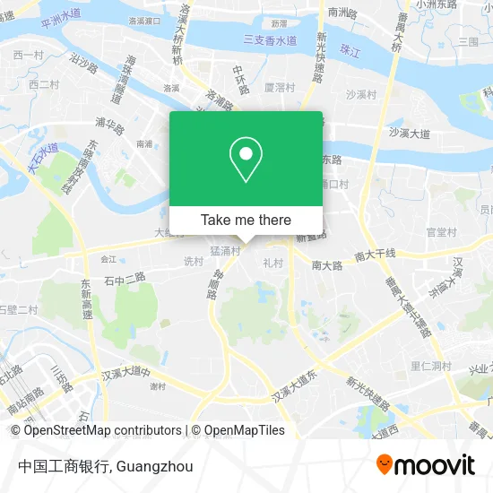 中国工商银行 map