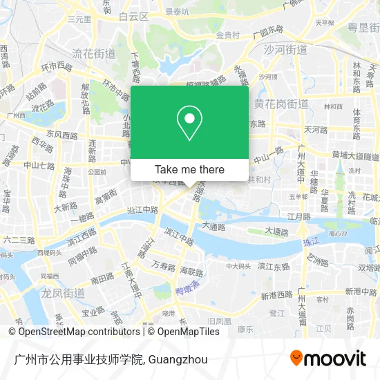 广州市公用事业技师学院 map
