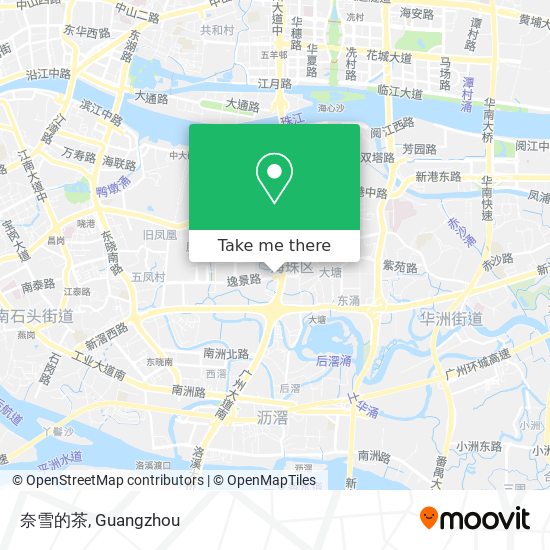 奈雪的茶 map