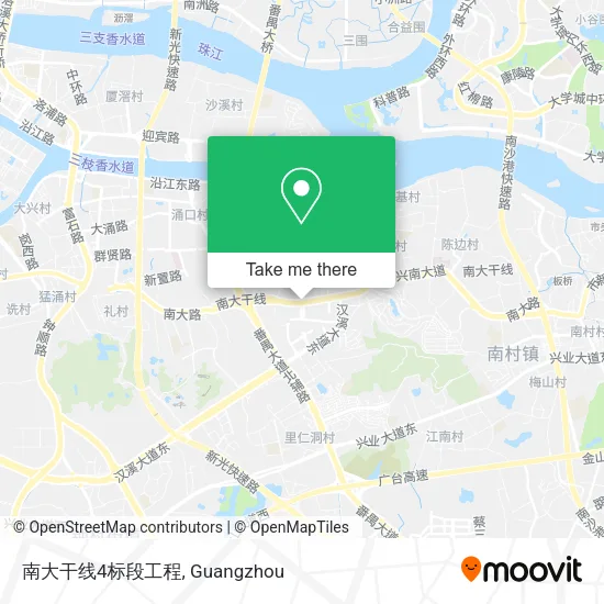 南大干线4标段工程 map