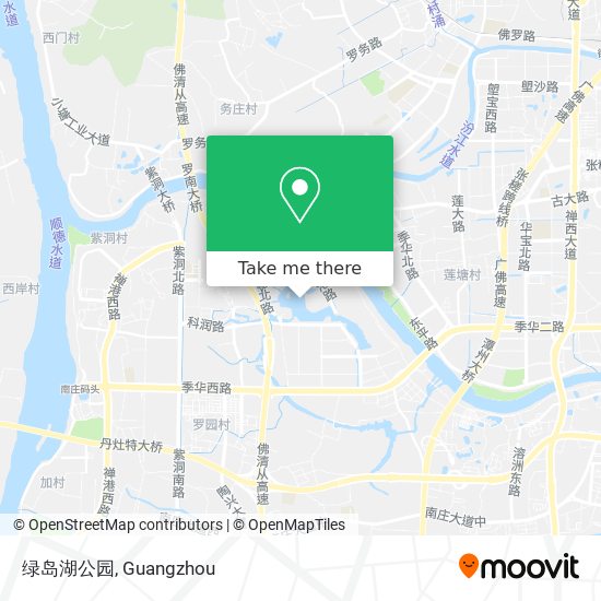绿岛湖公园 map