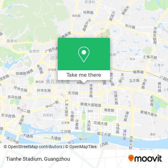 Tianhe Stadium map