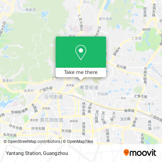 Yantang Station map