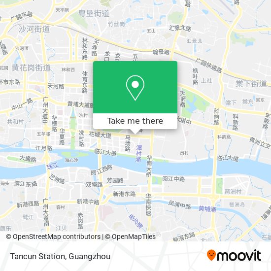 Tancun Station map