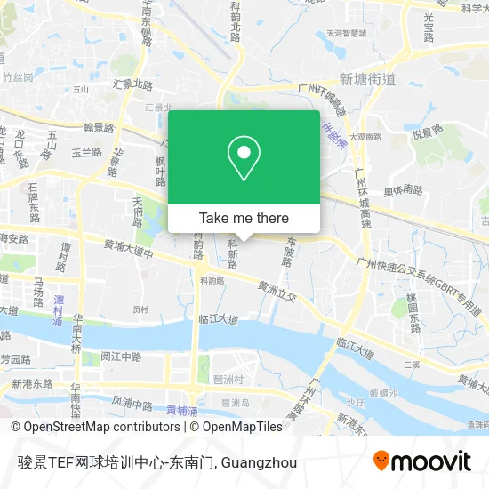 骏景TEF网球培训中心-东南门 map