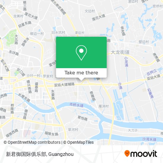 新君御国际俱乐部 map