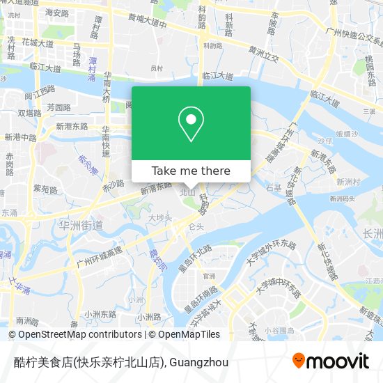 酷柠美食店(快乐亲柠北山店) map