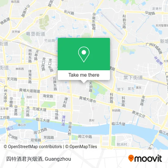 四特酒君兴烟酒 map