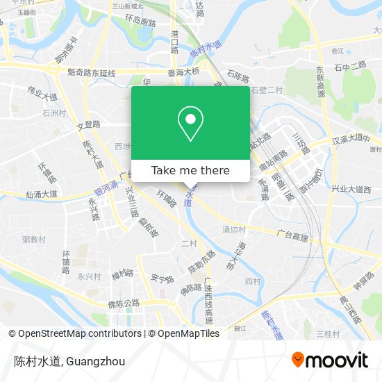 陈村水道 map