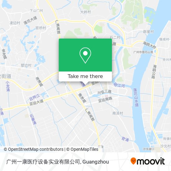 广州一康医疗设备实业有限公司 map