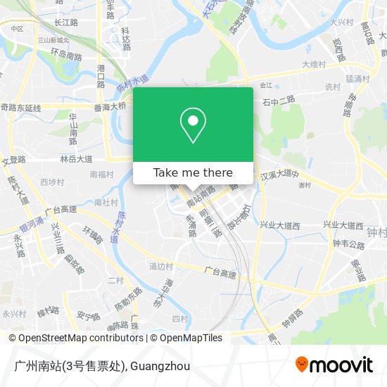 广州南站(3号售票处) map