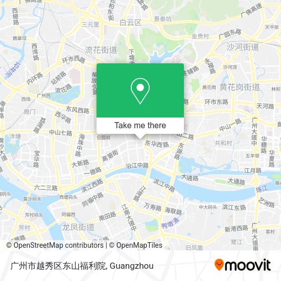 广州市越秀区东山福利院 map