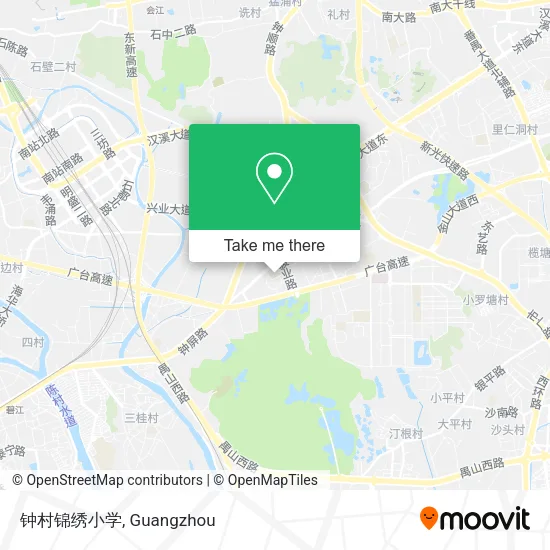 钟村锦绣小学 map