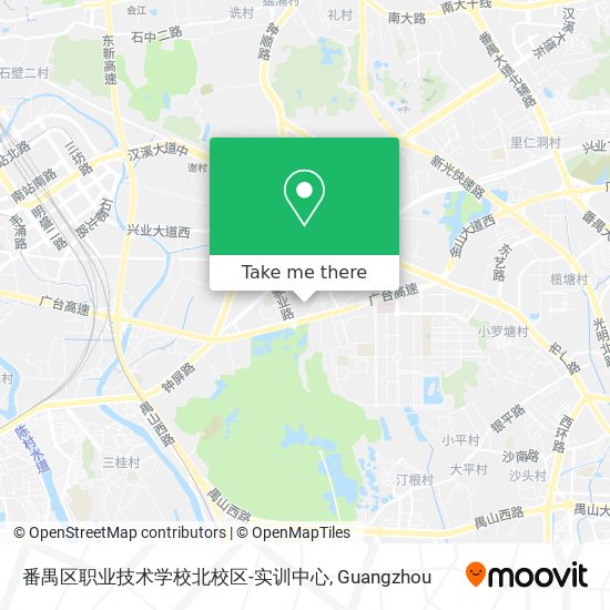 番禺区职业技术学校北校区-实训中心 map