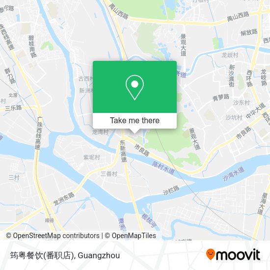 筠粤餐饮(番职店) map
