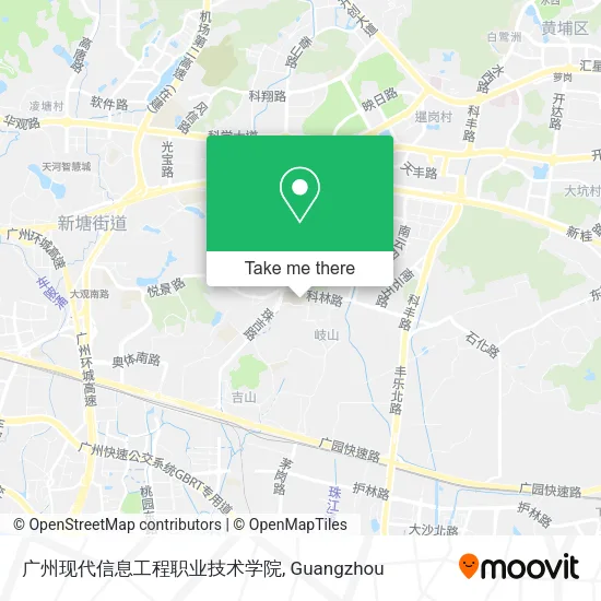 广州现代信息工程职业技术学院 map
