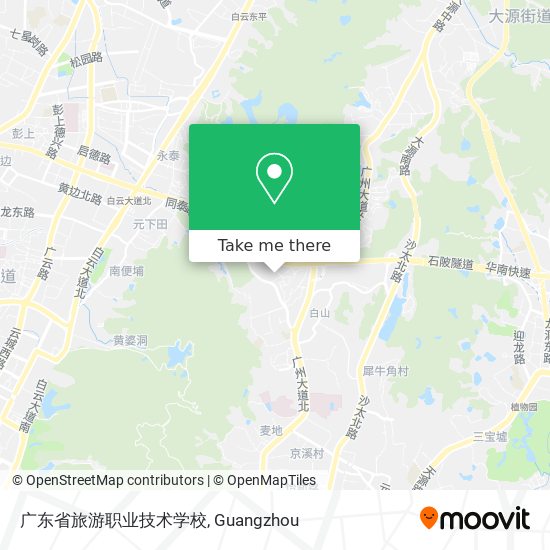 广东省旅游职业技术学校 map