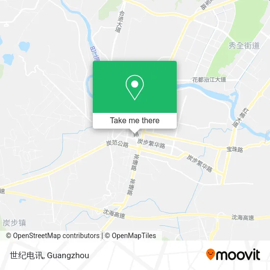 世纪电讯 map
