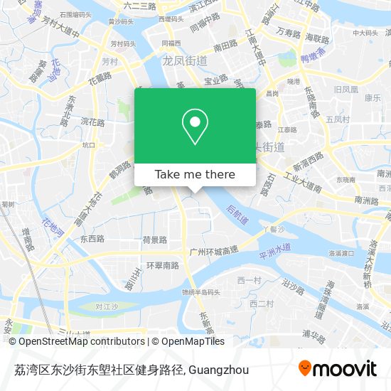 荔湾区东沙街东塱社区健身路径 map