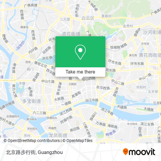 北京路步行街 map
