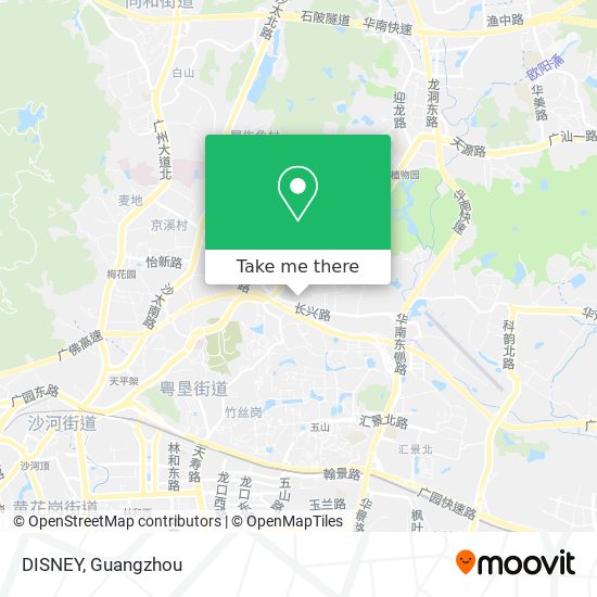 DISNEY map