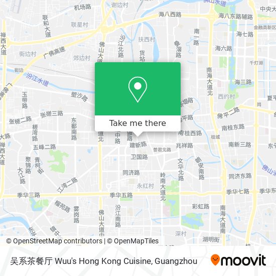 吴系茶餐厅 Wuu's Hong Kong Cuisine map