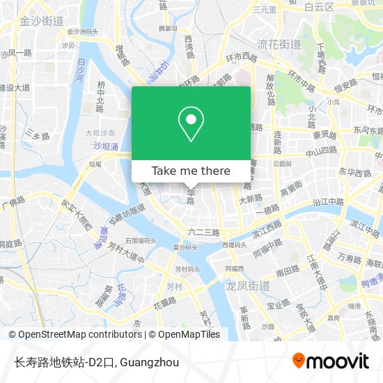 长寿路地铁站-D2口 map