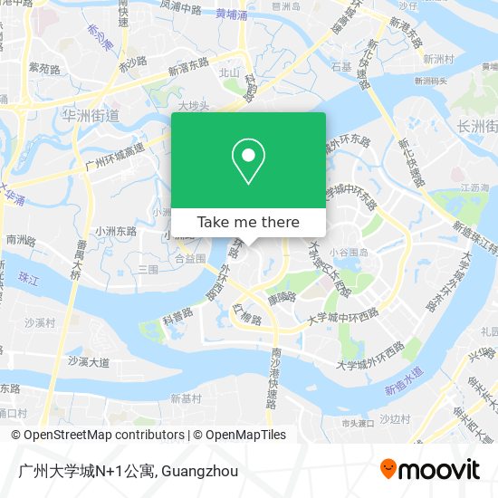 广州大学城N+1公寓 map
