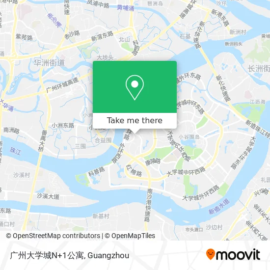 广州大学城N+1公寓 map