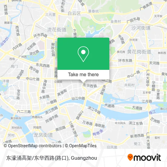 东濠涌高架/东华西路(路口) map