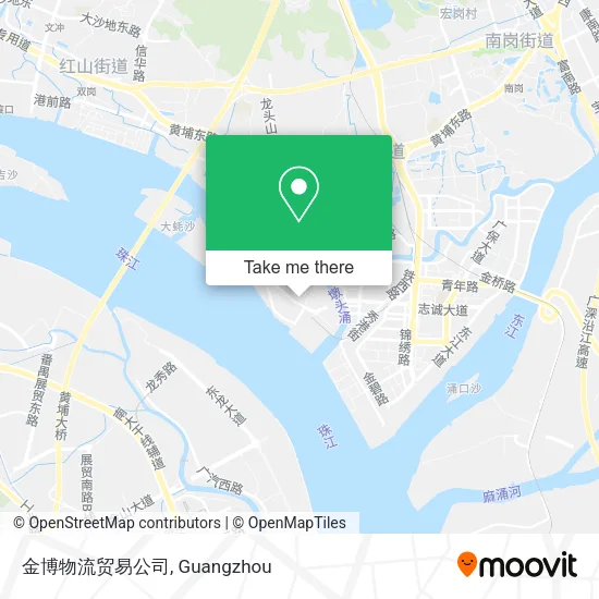 金博物流贸易公司 map