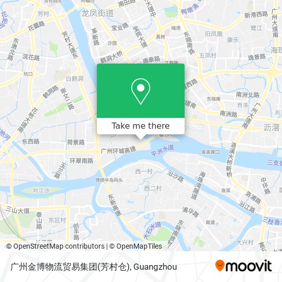 广州金博物流贸易集团(芳村仓) map