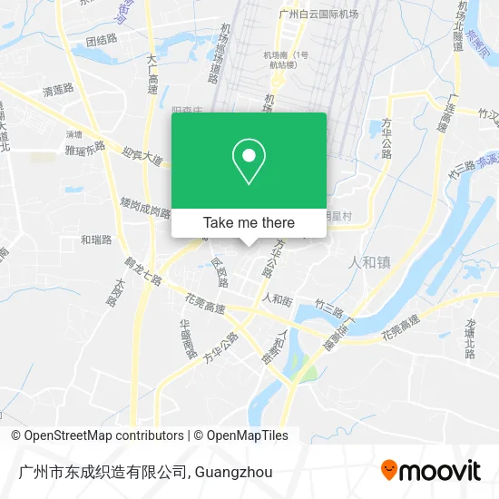 广州市东成织造有限公司 map