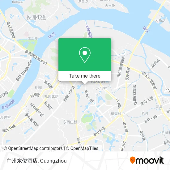 广州东俊酒店 map