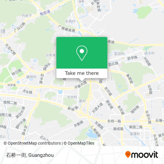 石桥一街 map