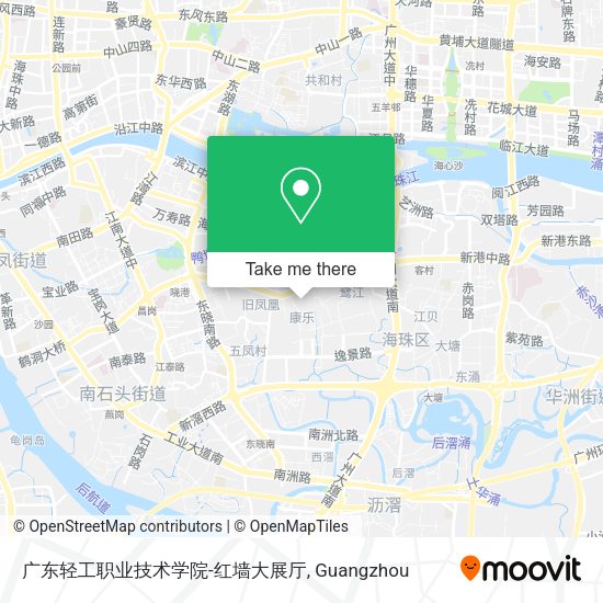 广东轻工职业技术学院-红墙大展厅 map
