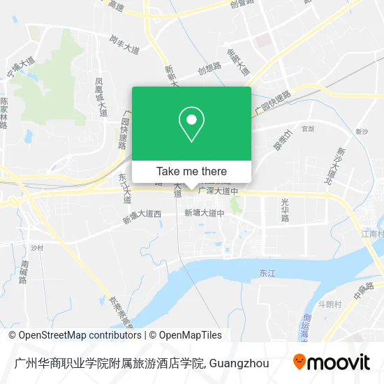 广州华商职业学院附属旅游酒店学院 map