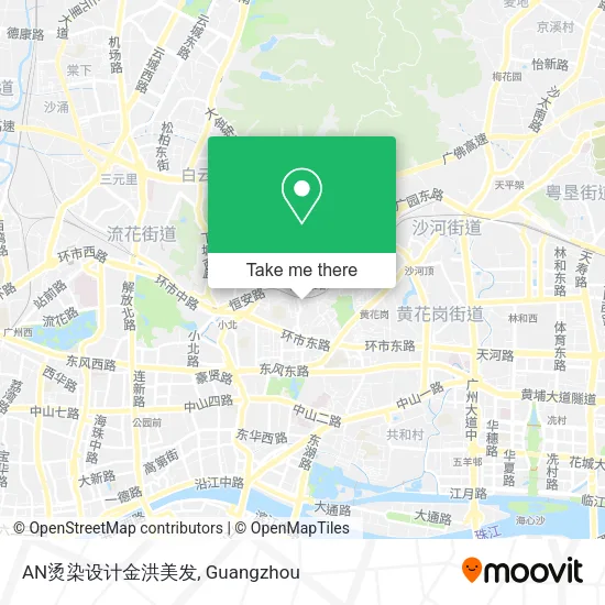 AN烫染设计金洪美发 map