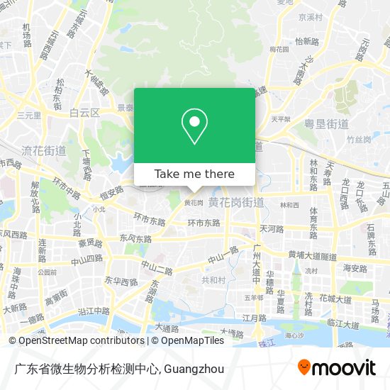 广东省微生物分析检测中心 map
