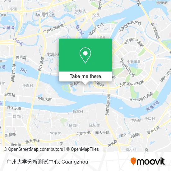 广州大学分析测试中心 map