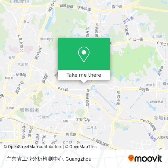 广东省工业分析检测中心 map